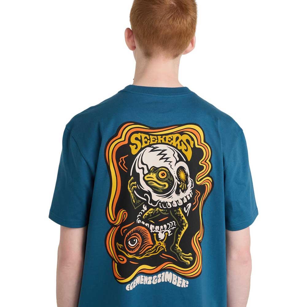 Element Timber Hermitt Short Sleeve T-Shirt Mallard Blue