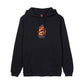 Santa Cruz Skateboards Hooded Sweatshirt Screaming Flame Front Black