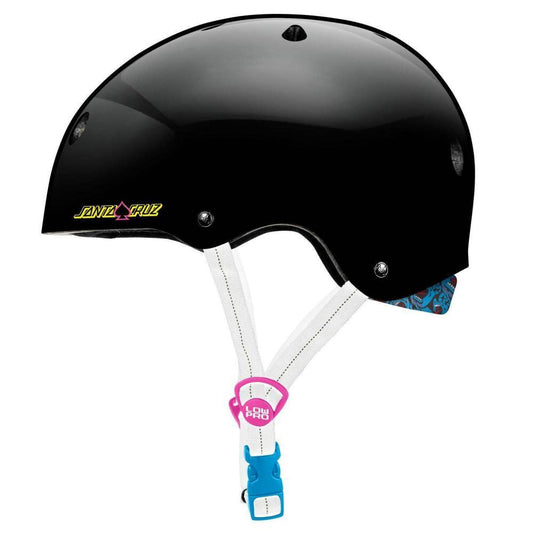 Pro-Tec Skateboard Helmet Low Pro Santa Cruz Edition Black Gloss