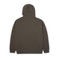 Huf Box Logo Pullover Hooded Sweatshirt Dark Earth Brown
