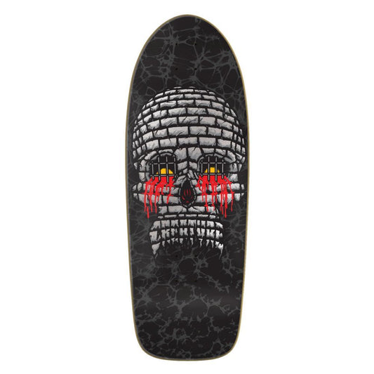 Creature Skateboard Deck Doom Skull Black/Silver 10.4"