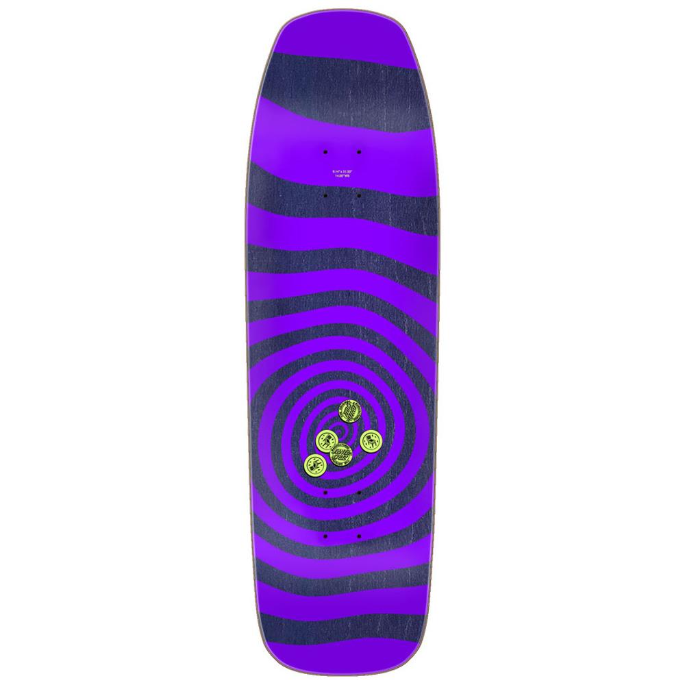 Santa Cruz Pro Skateboard Deck Delfino Pinball Vision Pro Assorted 9.14"