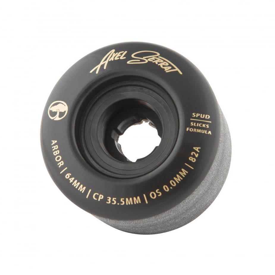 Arbor Signature Skateboard Wheels Spud Axel Serrat 82a Black 64mm