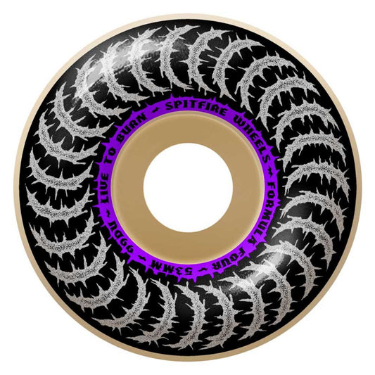 Spitfire Formula Four Skateboard Wheels Deathmask II Classic Natural 53mm 99a