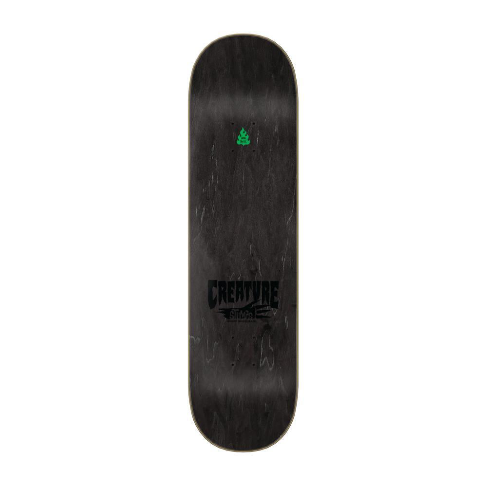 Creature Team Skateboard Deck Logo Stumps Assorted Black Yellow Green 8.8"
