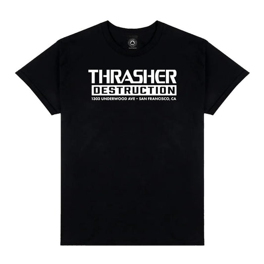 Thrasher Magazine T-Shirt Destruction Black