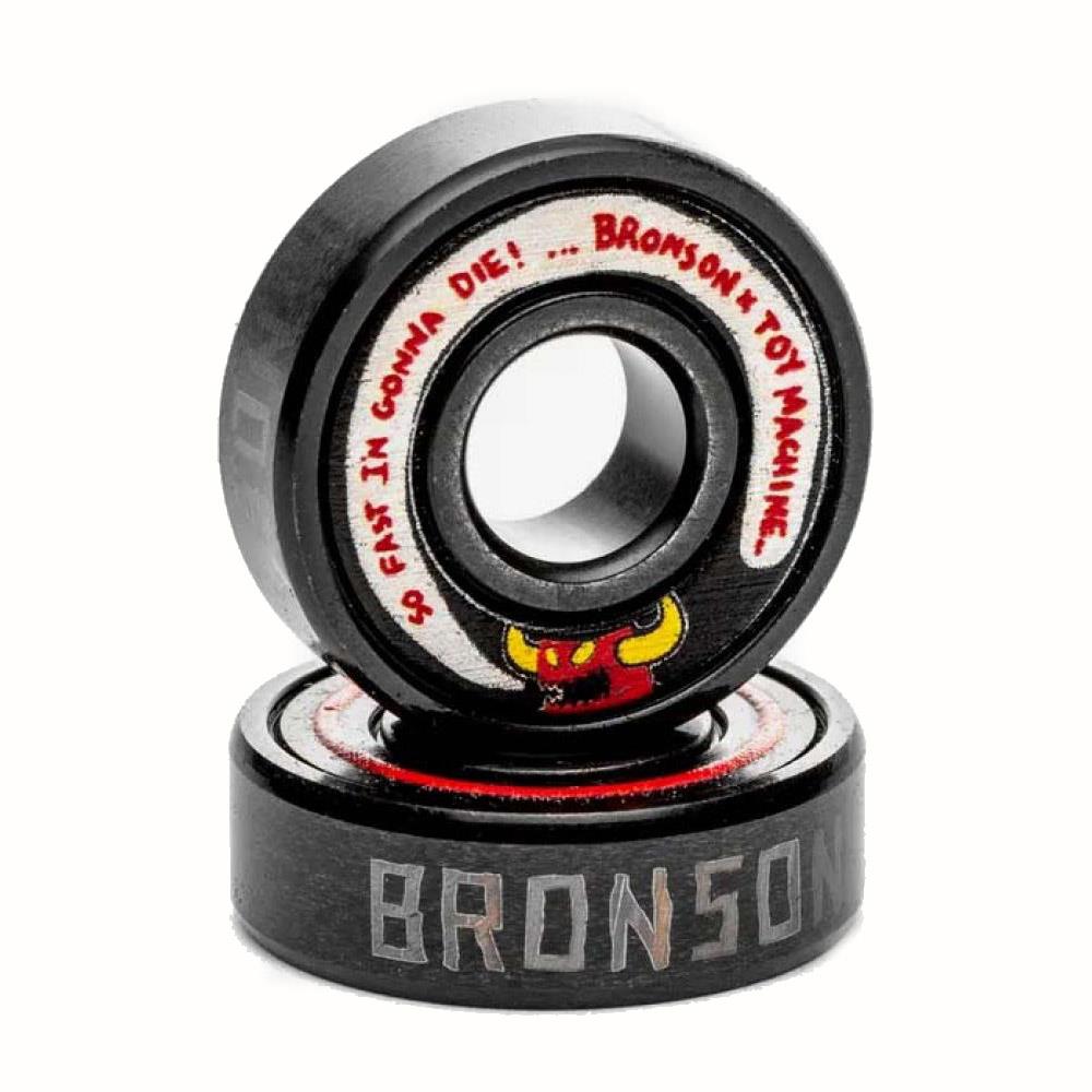 Bronson Speed Co. Skateboard Bearings Toy Machine Bearing G3 Black 8mm