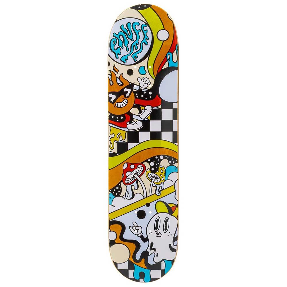 Enuff Designer Skateboard Deck Meltworld Confused 8.25"