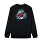 Santa Cruz Grabke Exploding Dot Crewneck Sweatshirt Black