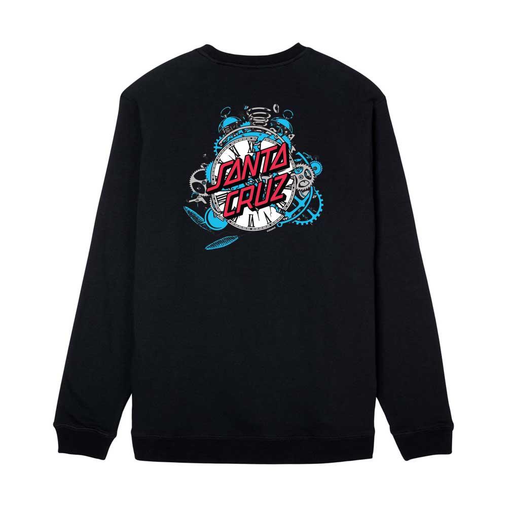 Santa Cruz Grabke Exploding Dot Crewneck Sweatshirt Black