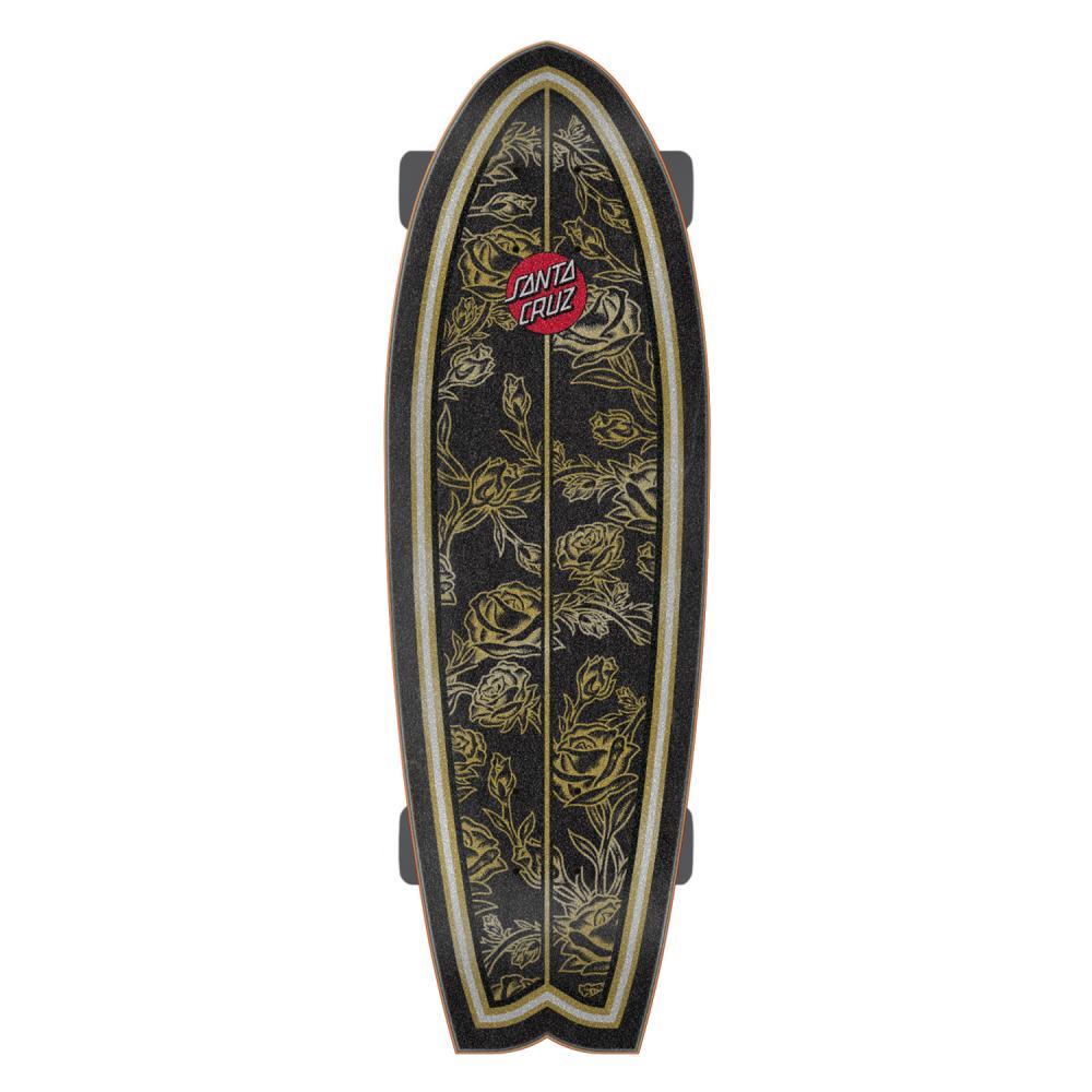 Santa Cruzer Complete Skateboard Entangled Dot Gold Multi 8.8"