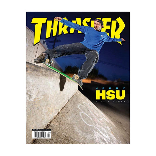 Thrasher Magazine September 2025 Issue 542 Jerry Hsu Cover