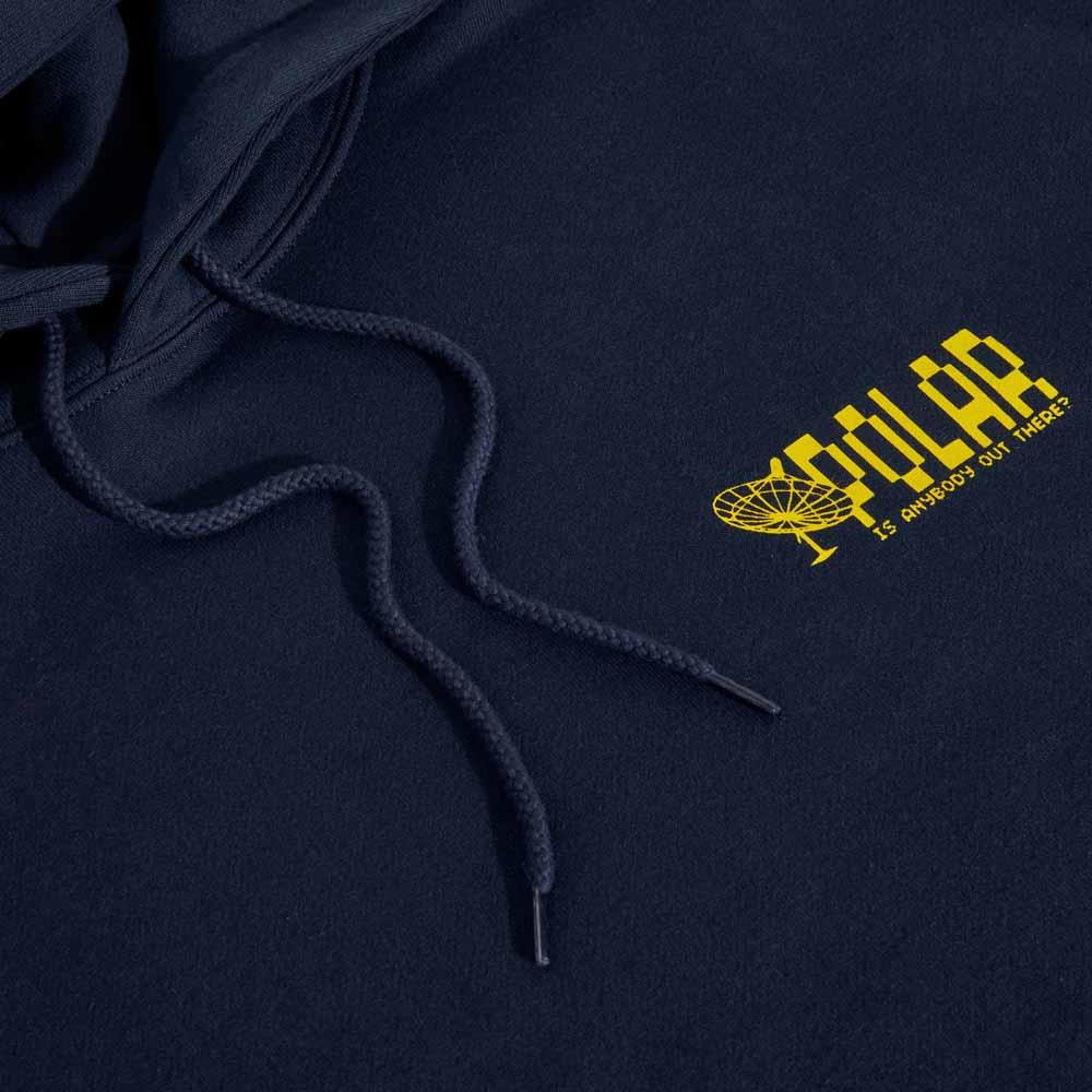 Polar Skateboards Anyone Out There Dave Hooded Sweatshirt New Navy