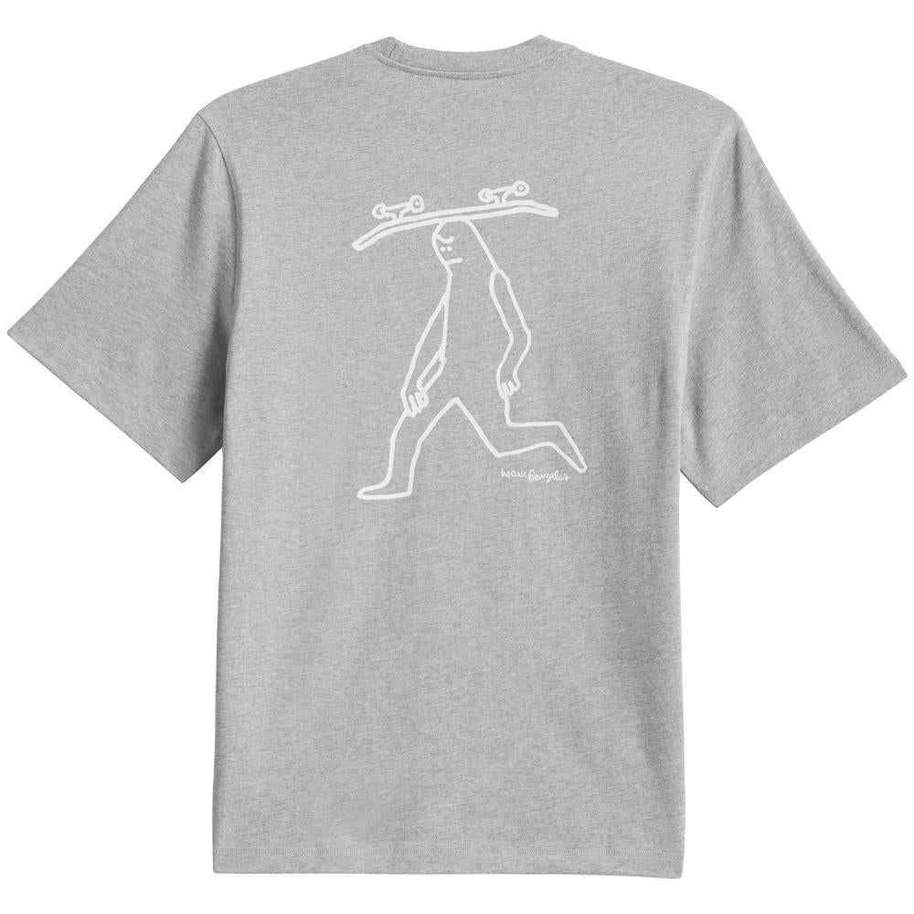 Adidas Skateboarding Gonz Spot T-Shirt Grey Heather