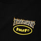 HUF x Thrasher Meltdown Short Sleeve T-Shirt Black