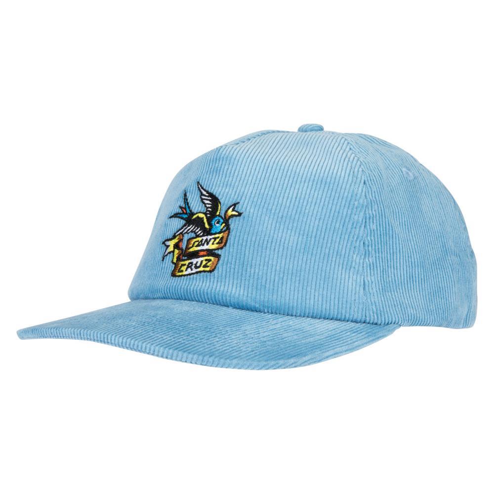 Santa Cruz Cap Sommer Sparrow Crystal Blue Cord One Size