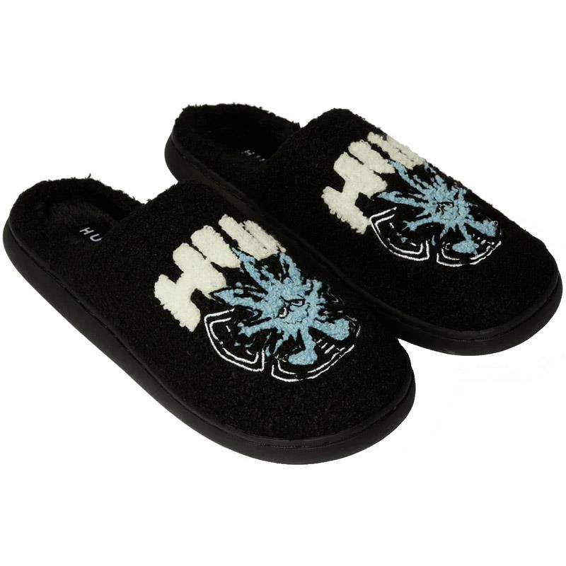 Huf Snow Angel Fuzzy Slippers Black