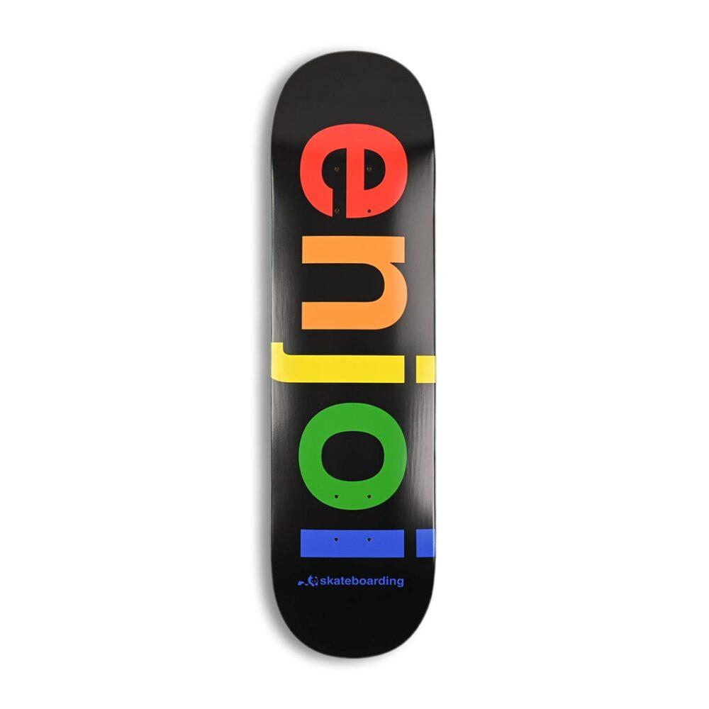 Enjoi Spectrum R7 Skateboard Deck Black 8.5''