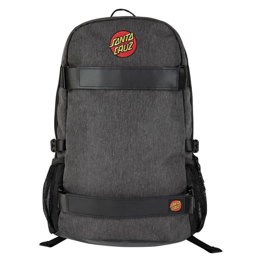 Santa Cruz Skatepack Backpack Classic Dot Embroidered Black One Size