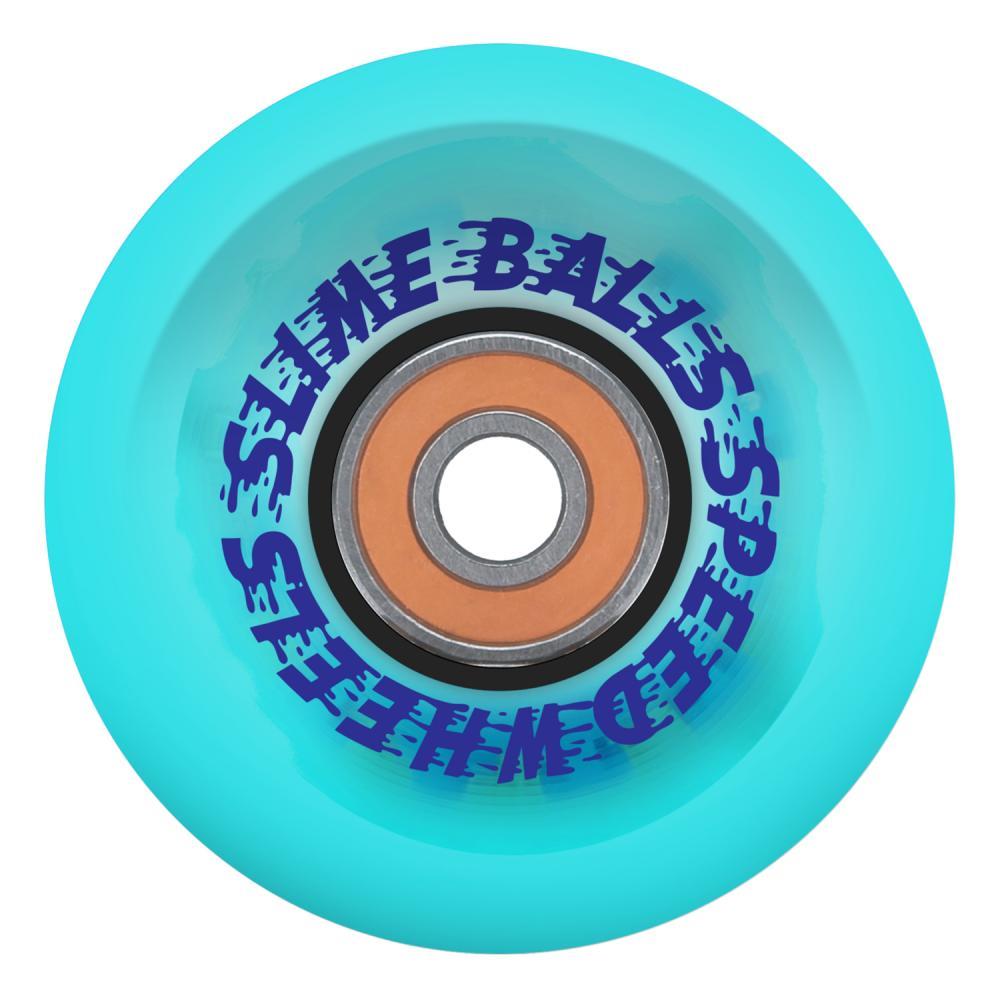 Slime Balls Skateboard Wheels Chrome Light Ups OG 78a Blue 66mm