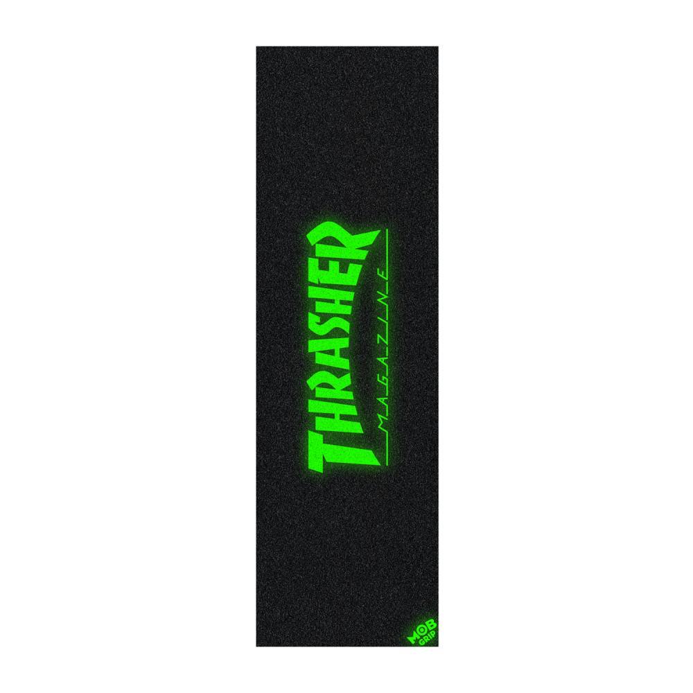 MOB Griptape Thrasher Glow Logo Black / Glow 10"