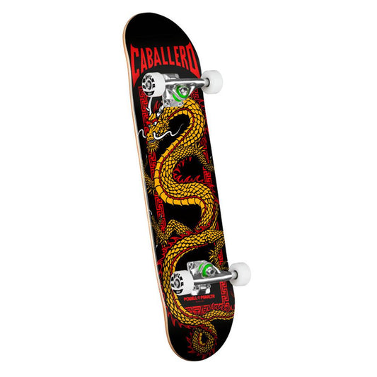 Powell Peralta Cab Chinese Dragon Factory Complete Skateboard Black 7.75"