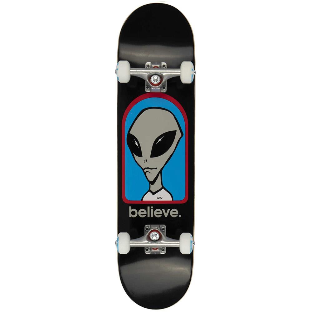 Alien Workshop Believe Factory Complete Skateboard Black 7.75"
