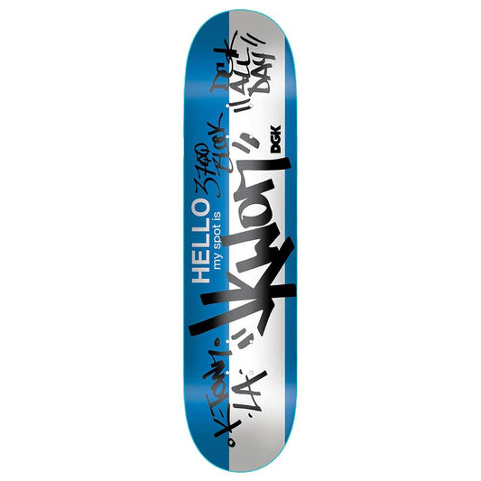 DGK 'My Spot Is Jkwon' Skateboard Deck Blue 8.25"