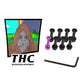 The Hardware Company THC LTD Sassy Refresh Skateboard Nuts & Bolts 1"