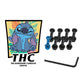 THC The Hardware Company Stitch Blue Skateboard Nuts & Bolts 1" Allen Key & Sticker