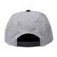 Brixton Crest NetPlus Snapback Cap Heather Grey Black One Size