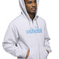 Adidas Skateboarding Kogan Zip Up Hooded Sweatshirt Light Grey Heather Blue