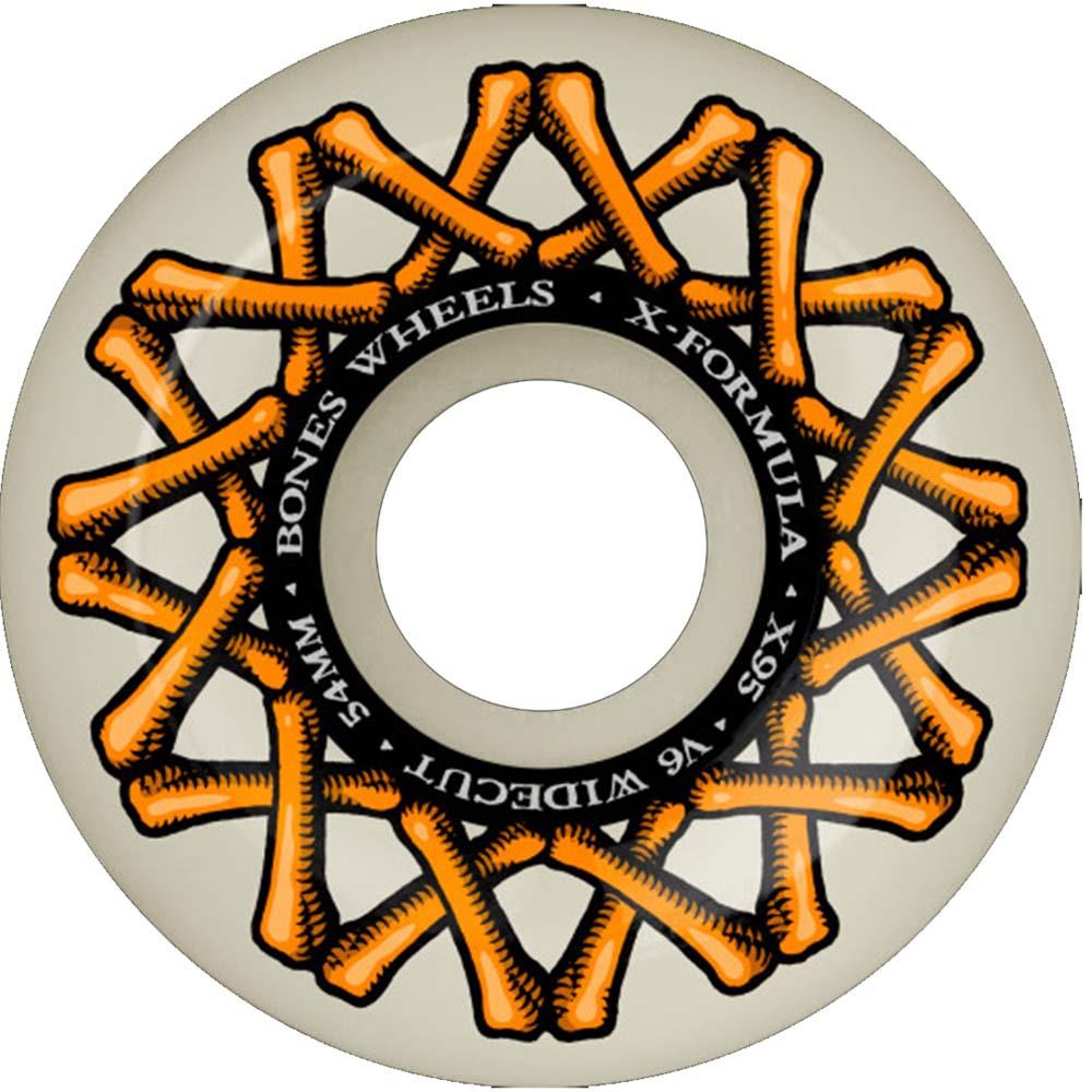 BONES™ X-Formula XF Widecut V6 Skateboard Wheels 95A 54mm