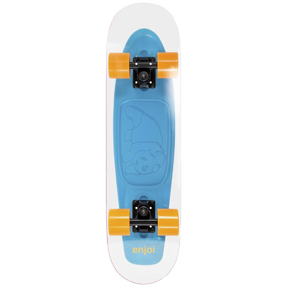 Enjoi Big Box Plastic R7 Skateboard Deck White 8"