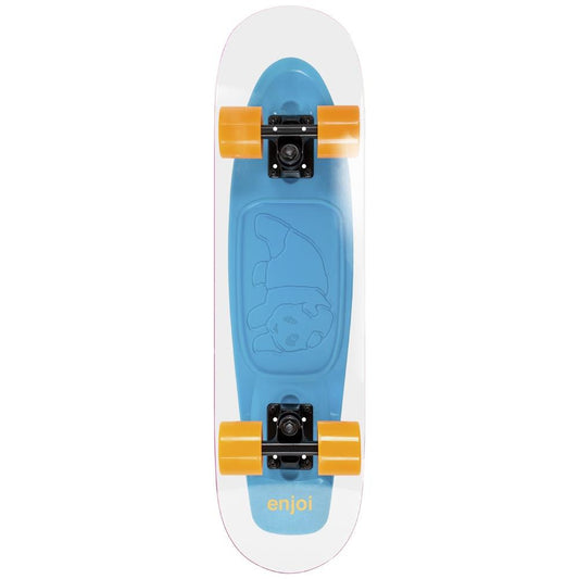 Enjoi Big Box Plastic R7 Skateboard Deck White 8"