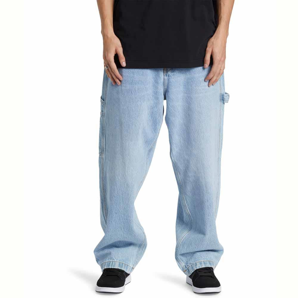 DC Shoes Worker Baggy Carpenter Pants Indigo Light