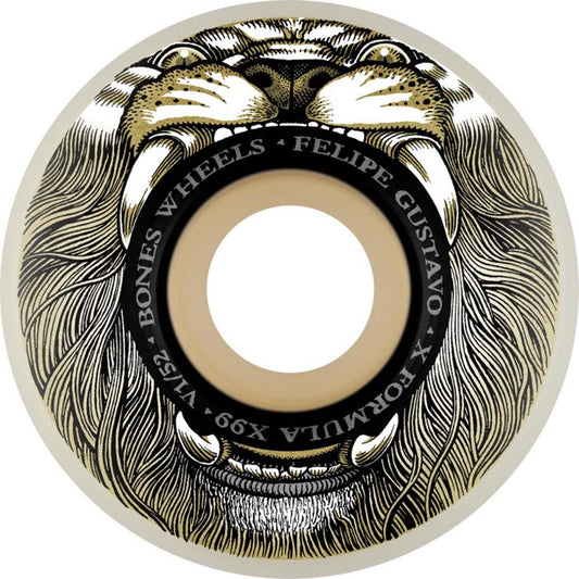 BONES X-Formula Gustavo Mane Event V1 Standard Skateboard Wheels 52mm 99A