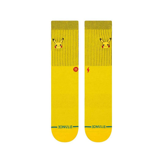 Stance Socks X Pokémon Pikachu Crew Yellow Large