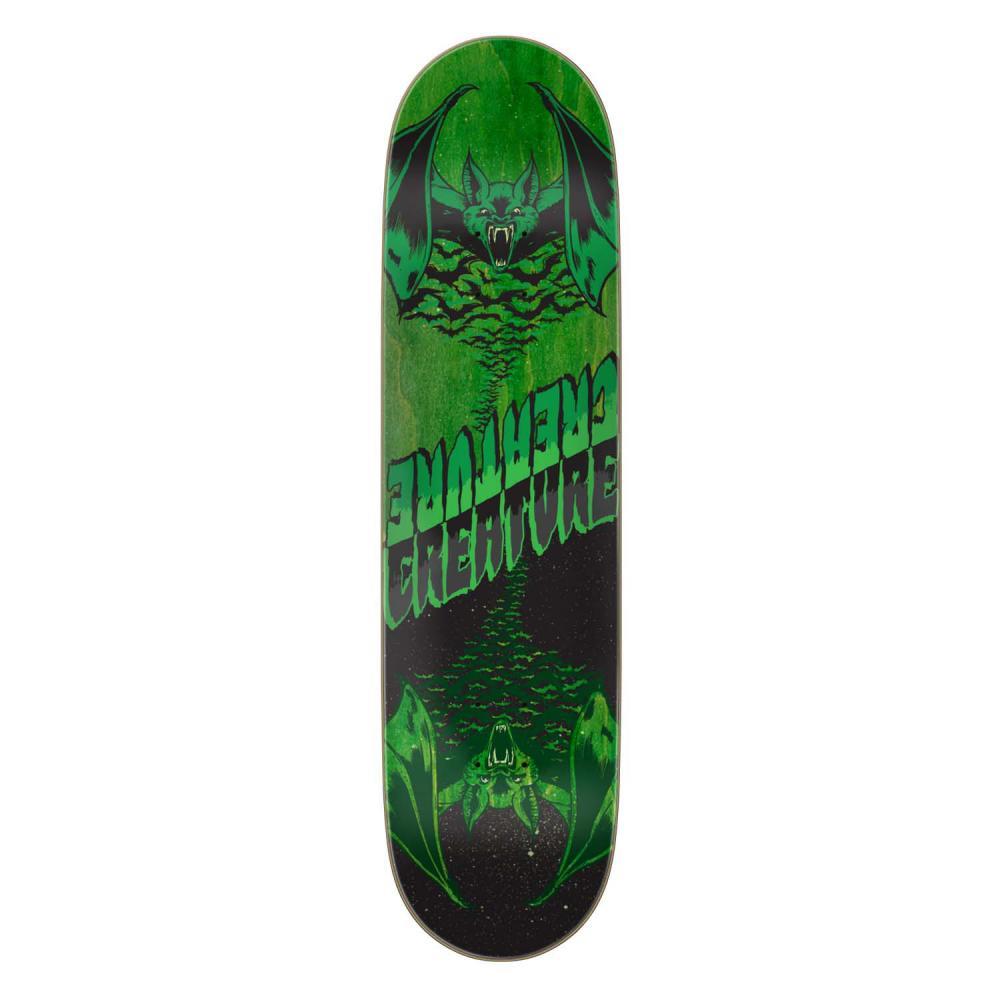 Creature Skateboard Skateboard Deck Fiend Twin Bat 7 Ply Birch Green 8.2"