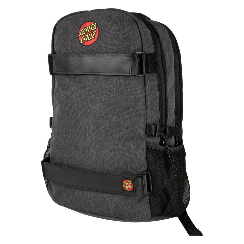 Santa Cruz Skatepack Backpack Classic Dot Embroidered Black One Size