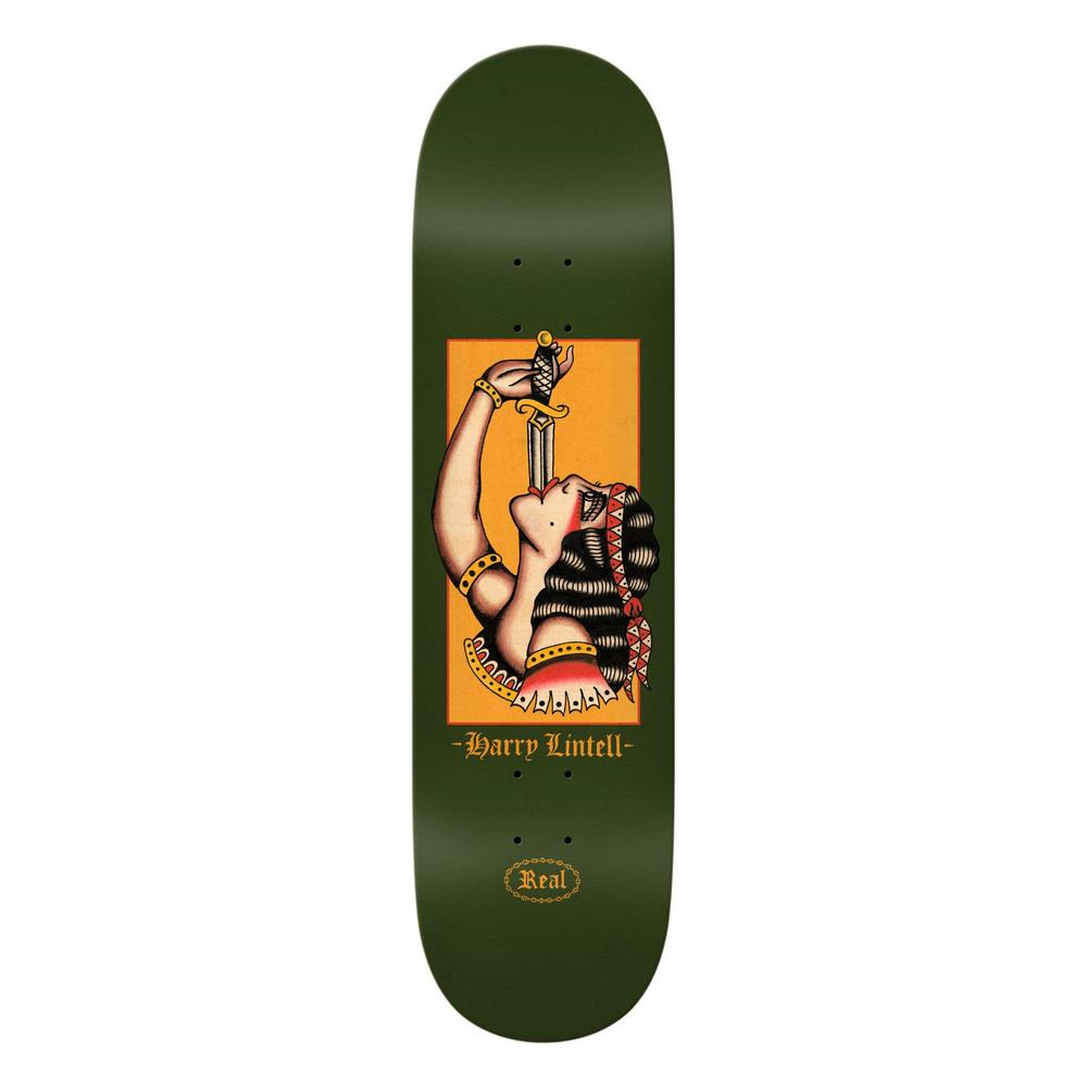 Real Harry Sword Swallower Skateboard Deck Dk Green 8.38" True Fit