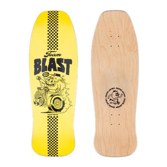 Blast Team Blast Skateboard Deck Custom Shape 10.25"