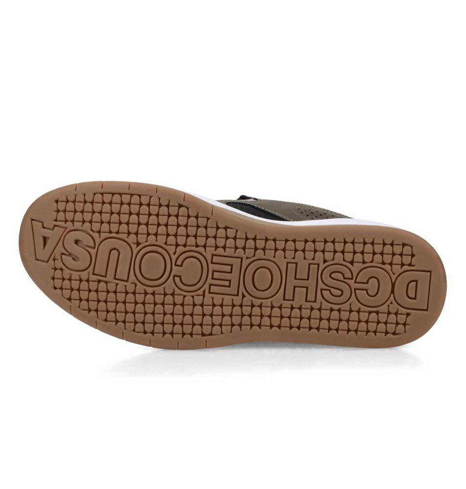 DC Kalynx Zero S Green Leather Skate Shoes