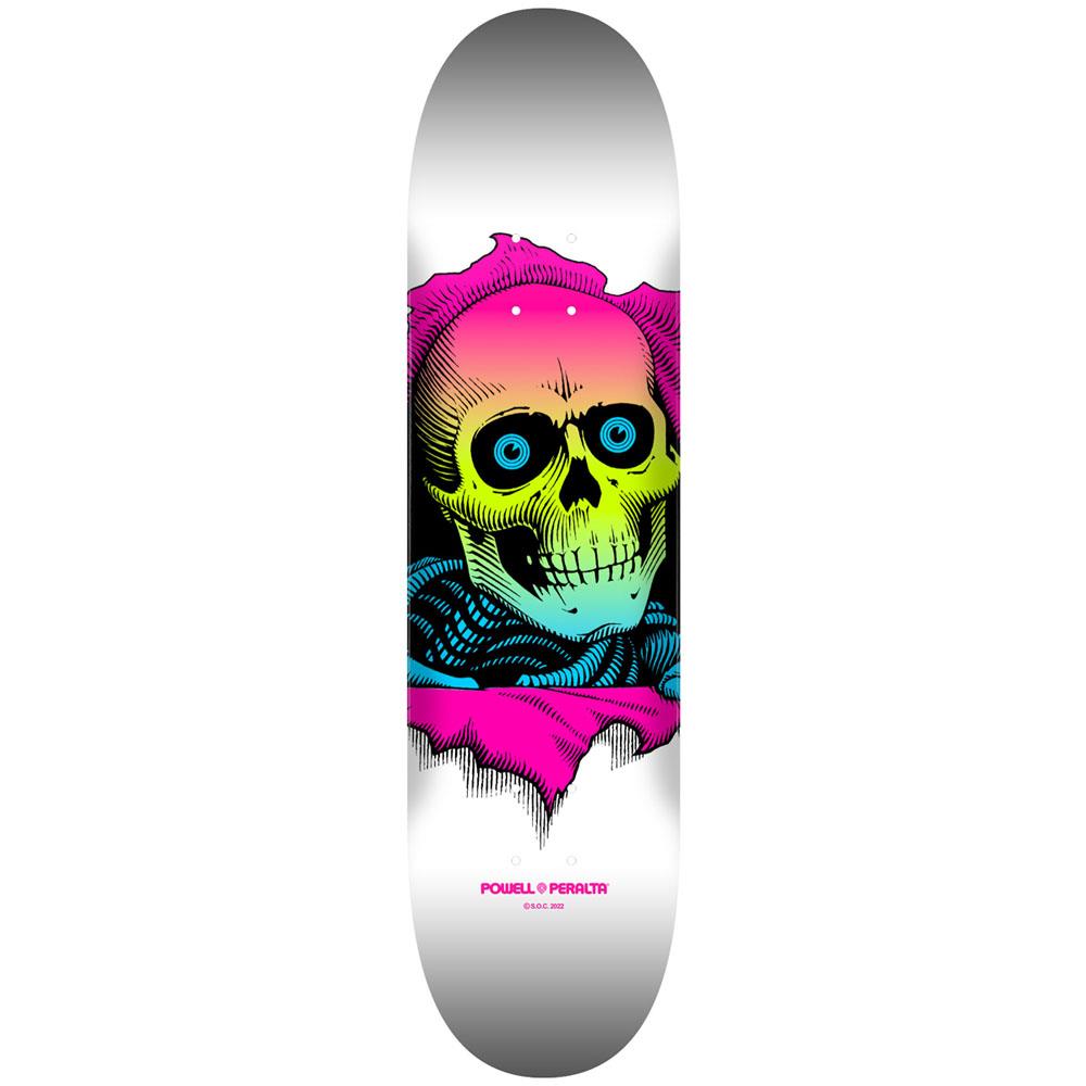 Powell Peralta Ripper Lime Fade White Skateboard Deck 8.5"