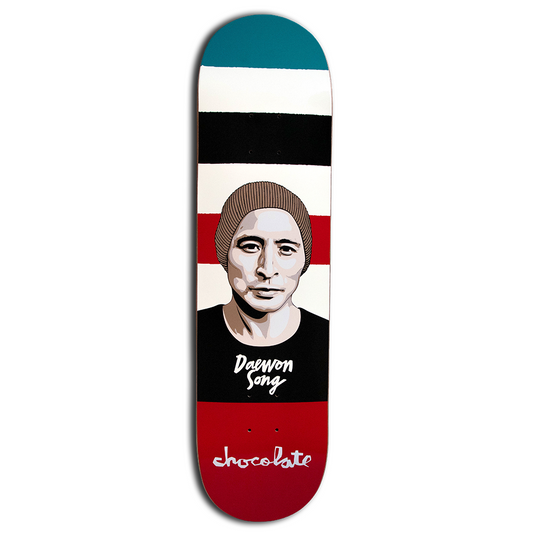 Chocolate New Pro Daewon Song Portrait Skateboard Deck G089 8.25"