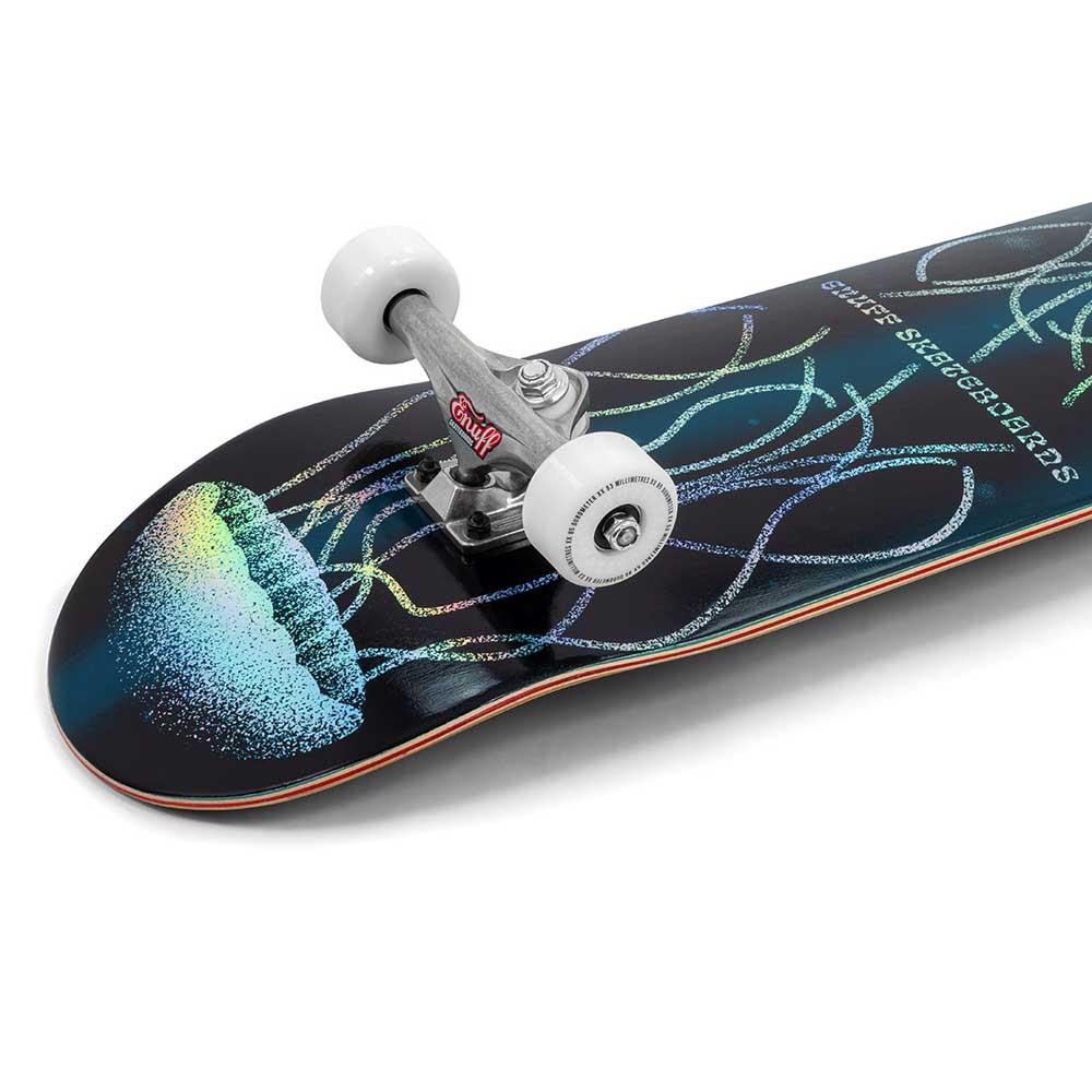 Enuff Abyss Hologram Jellyfish Complete Skateboard Super Soft 85A Wheels 8"