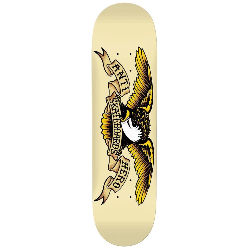 Anti Hero BBS Classic Eagle Skateboard Deck Cream 8.62"