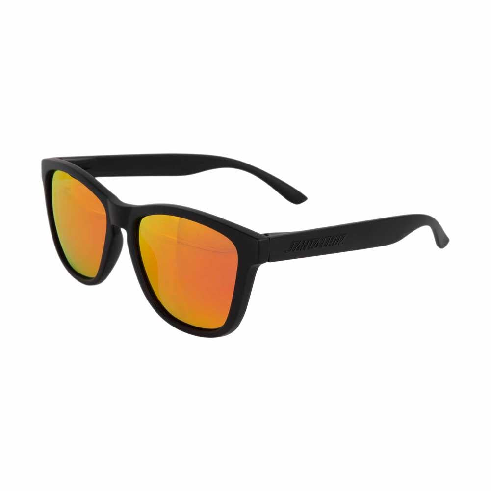 Santa Cruz Boss Strip Sunglasses Black Orange One Size