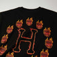 HUF X Spitfire Flame Galaxies Short Sleeve T-Shirt Black