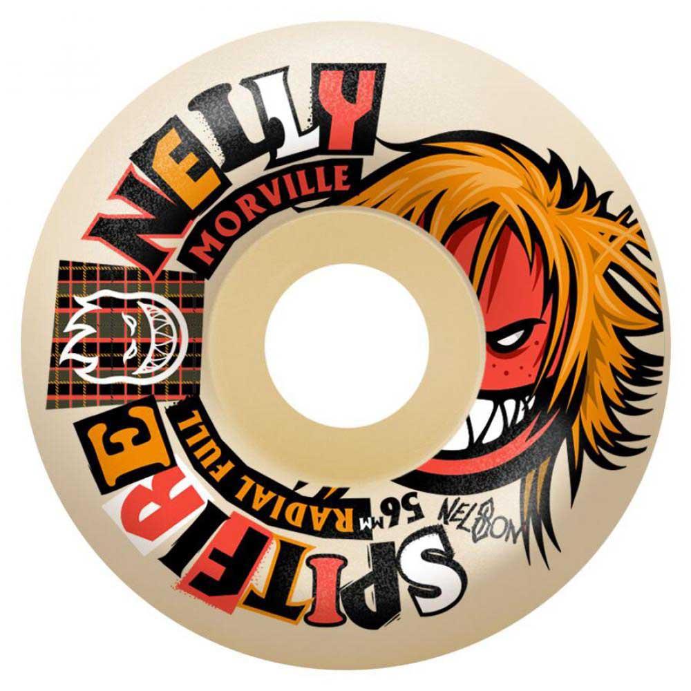 Spitfire Formula Four Skateboard Wheels 99 Radial Full Nelly Morville Natural 56mm